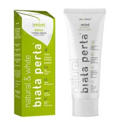 Biala Perła Toothpaste without Fluoride Mint 75ml