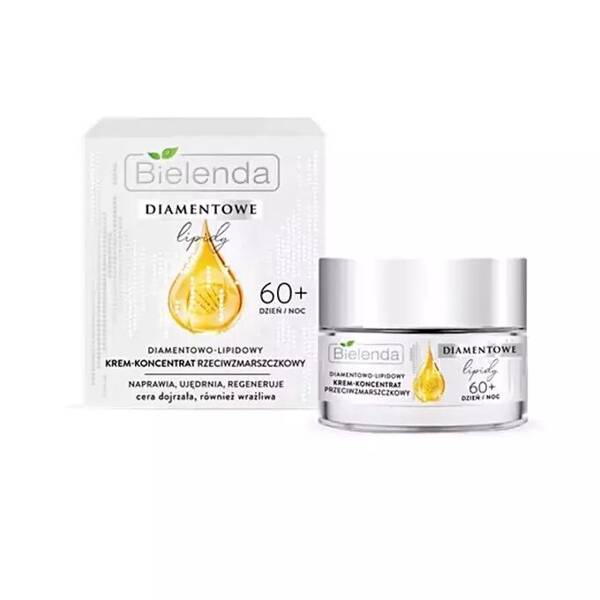 Bielenda Diamond Lipids 60+ Diamond-Lipid Anti-Wrinkle Cream-Concentrate for Mature and Sensitive Skin for Day and Night 50ml