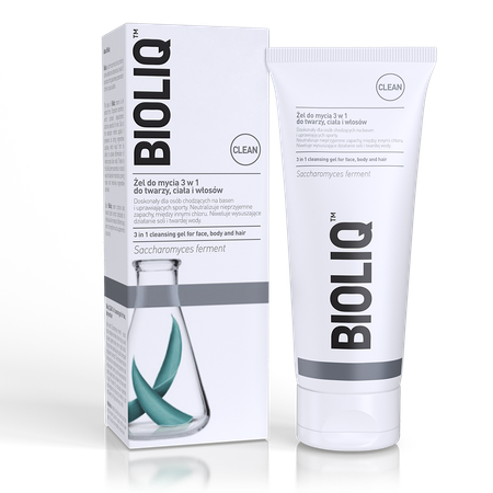 Bioliq Clean Body and Hair Cleansing Gel Neutralizes Unpleasant Smells 3in1 180 ml