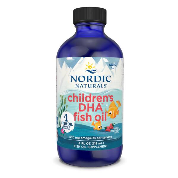 Children's DHA, 530mg Omega-3 Strawberry (EAN 768990891281) - 119 ml.