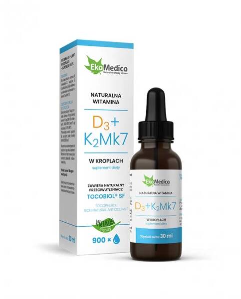 EkaMedica Vitamin D3 K2 MK7 in Drops 30ml