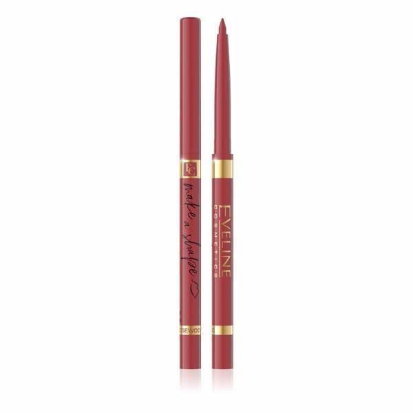 Eveline Automatic Lip Liner Make a Shape Long Lasting Formula 03 Rosewood 1 Piece