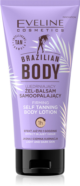 Eveline Brazilian Body Lotion Firming Gel-Balm Self-Tanning 150ml