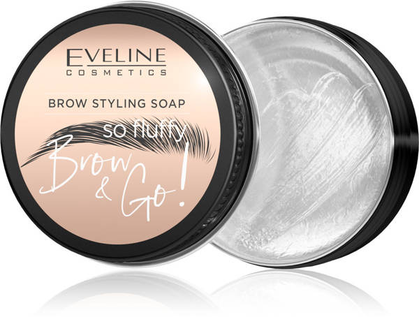 Eveline Brow & Go Gel Soap for Styling Eyebrows Natural Effect Vegan 25g