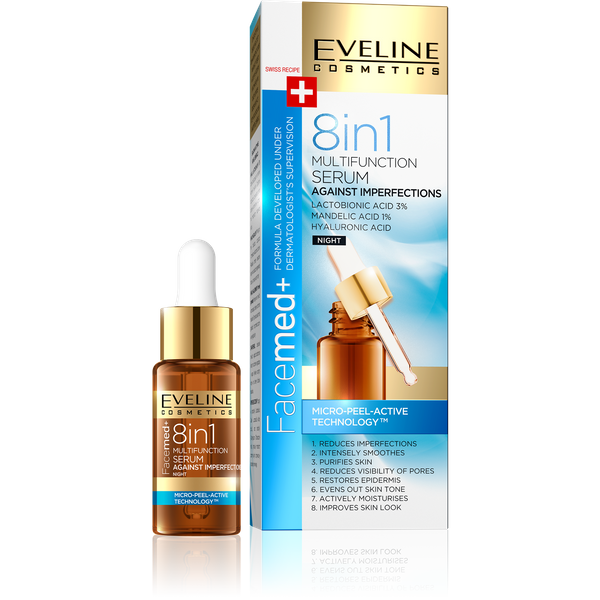 Eveline Facemed+ Multifunctional Serum against Imperfections for Night 18ml