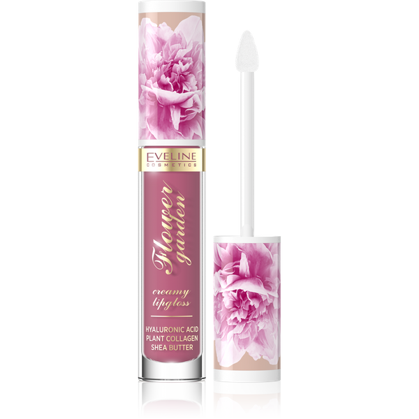 Eveline Flower Garden Creamy Lip Gloss No.03 Magnolia Charm Vegan 4.5ml