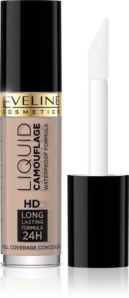 Eveline Liquid Camouflage 24 HD Lasting Face Concealer High Coverage 02 A Beige 5ml