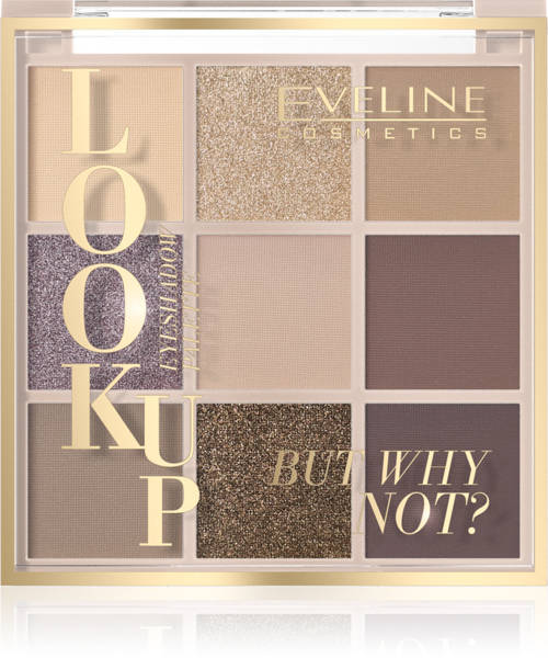 Eveline Look Up Palette of 9 Eyeshadows But Why Not Vegan 10.8g