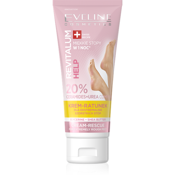 Eveline Revitalum 20% Ceramides Urea Cream-Rescue for Extremely Rough Feet 75ml