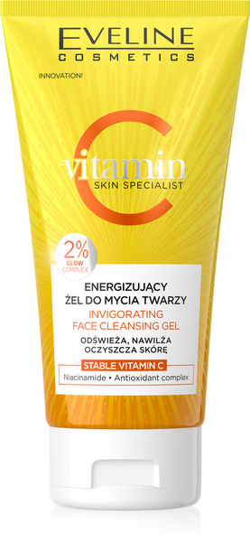 Eveline Vitamin C Skin Specialist Energizing Face Washing Gel for all Skin Types 150ml