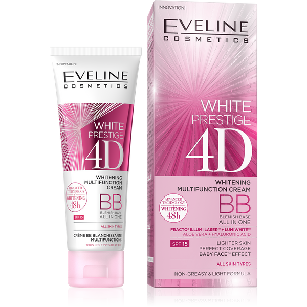 Eveline White Prestige 4D Whitening Multifunctional BB Cream 50ml