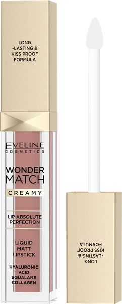 Eveline Wonder Match Matte Liquid Lipstick No. 04 Carmel 6.8ml