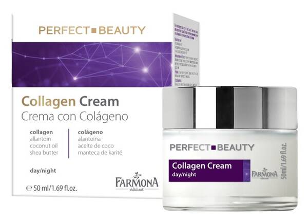 Farmona Perfect Beauty Rejuvenating Face Cream with Collagen for Mature Skin Day and Night 50ml