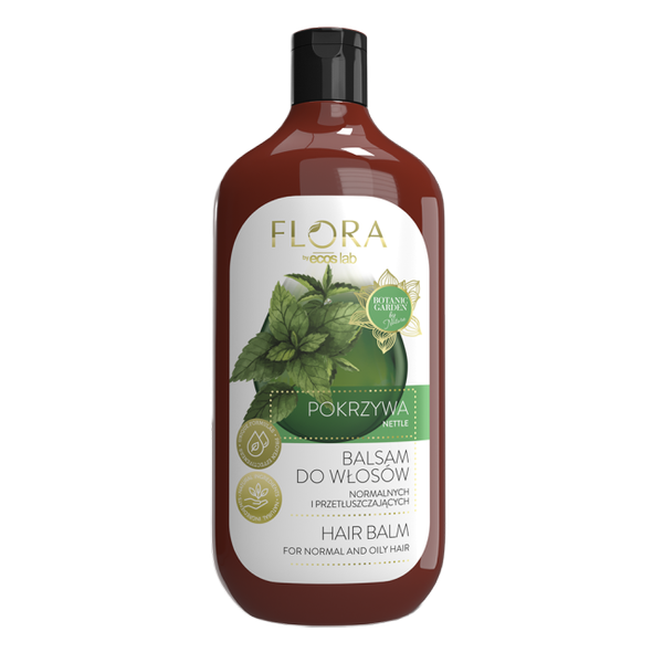 Flora by EcosLab Nettle Balm for Normal and Oily Hair 500ml