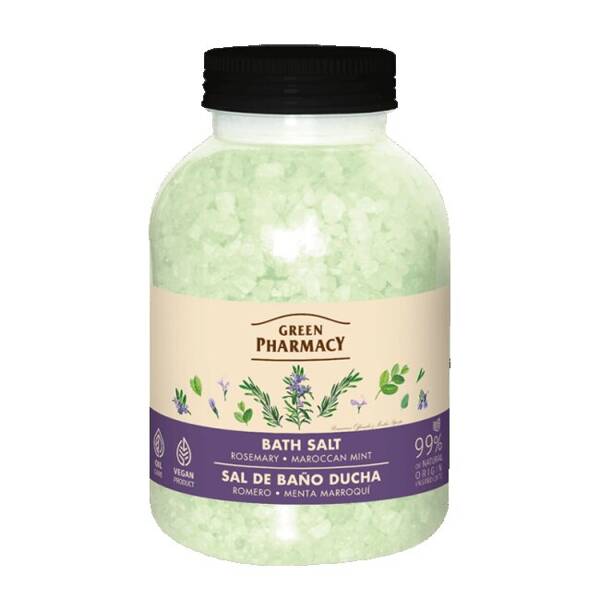 Green Pharmacy Bath Salt Rosemary and Moroccan Mint 1000g