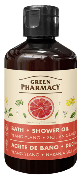 Green Pharmacy Bath and Shower Oil Ylang-Ylang and Sicilian Orange 250ml