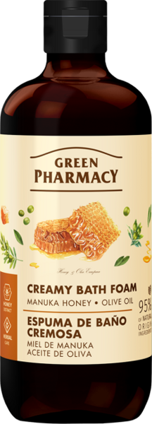 Green Pharmacy Creamy Bath Foam Manuka Honey and Olive Oil 500ml