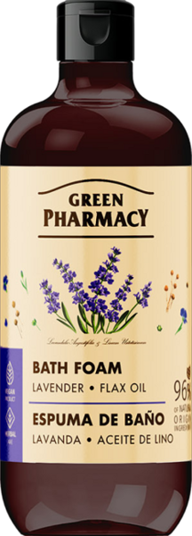 Green Pharmacy Lavender and Linseed Oil Bath Foam 500ml