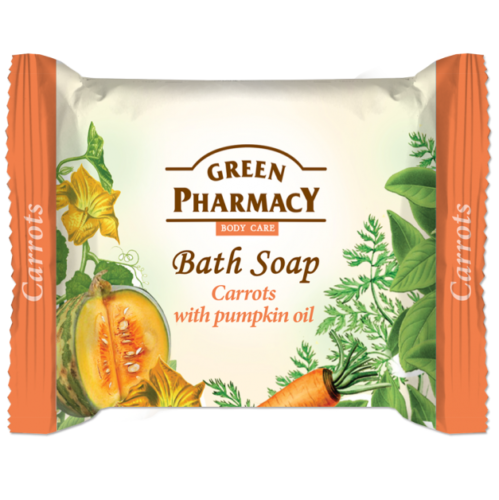 Green Pharmacy Toilet Soap with Carrot and Pumpkin Oil Extract 100g