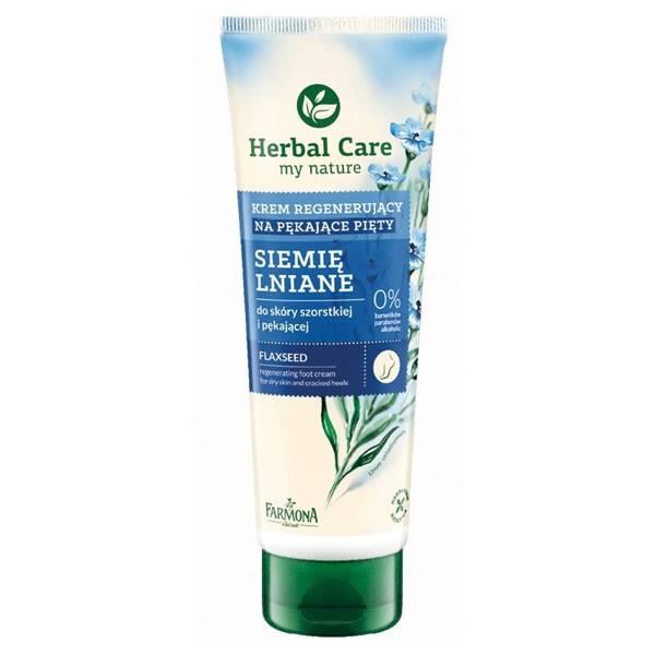 Herbal Care Regenerating Cream for Cracked Heels Linseed 100ml