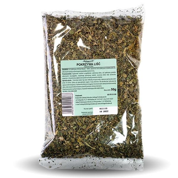 Herbapol Nettle Leaf for Cleansing Body Hormonal Disorders and Anemia 50g