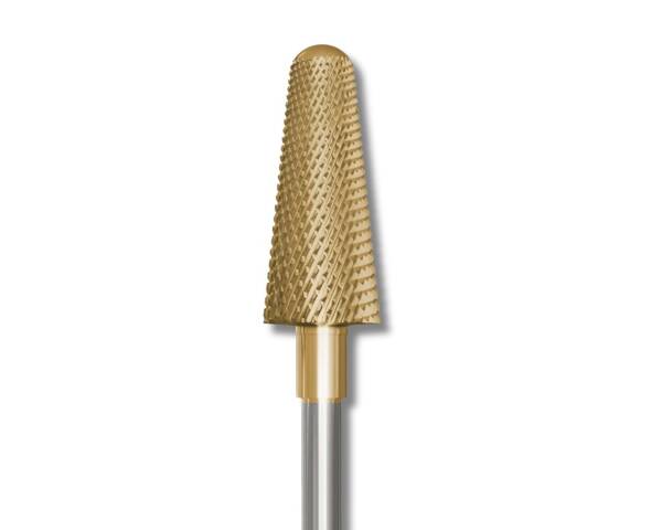 IQ Nails Tungsten Carbide Nail Drill Bit Cone Safe End Special Cross Cuts 6mm ZRN Coating 221XUF 060 1 Piece