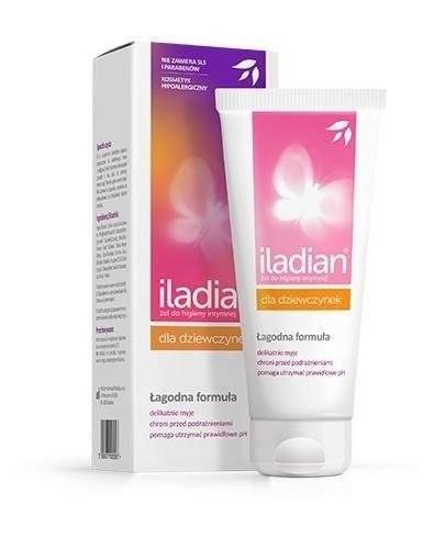 Iladian Intimate Hygiene Gel for Girls Over 3 Years Old for Daily Washing 180ml