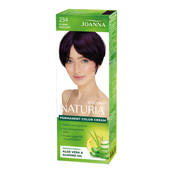 Joanna Naturia Permanent Hair Color Paint Care Shine Day No, 234 Plummy Eggplant 100ml