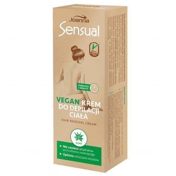 Joanna Sensual Vegan Body Hair Removal Cream for Very Sensitive Skin 100g