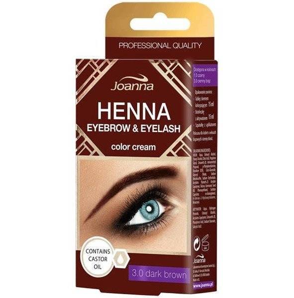 Joanna Tint Eyebrow & Eyelashes Henna for Eyebrows and Eyelashes No. 3.0. Dark Brown 15ml