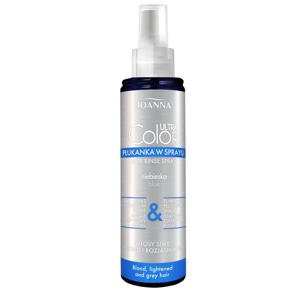 Joanna Ultra Color Spray Rinse Blue for Gray Blonde and Lightened Hair 150ml