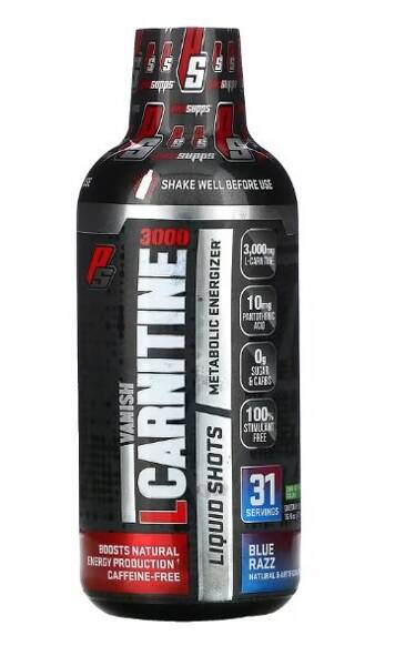 L-Carnitine 3000, Blue Razz - 473 ml.