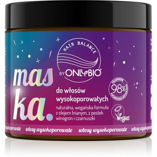 Onlybio Mask for High Porosity Hair with Linseed Oil and Black Cumin 400ml