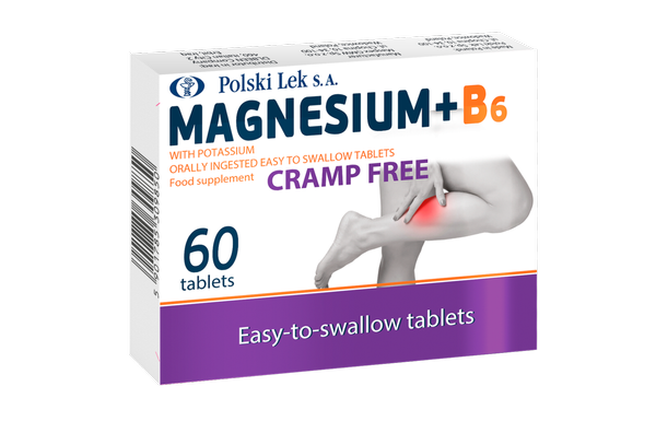 Polski Lek S A Magnesium B6 With Potassium Cramp Free 60 Tabl