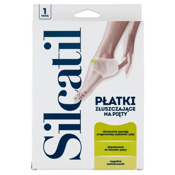 Silcatil Exfoliating Heel Patches 1 Pair