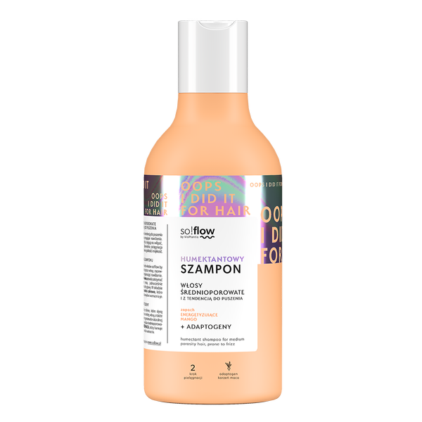 So!Flow Humectant Shampoo for Medium Porosity and Frosty Hair 400ml