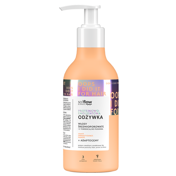 So!Flow Protein and Emollient Conditioner for Medium Porosity Hair 400ml