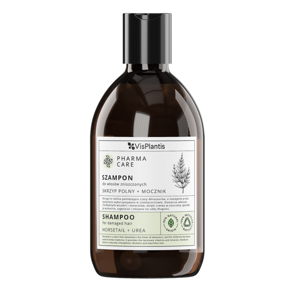 Vis Plantis Pharma Care Horsetail + Urea Shampoo for Damaged Hair 500ml