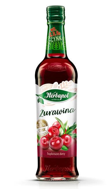 Herbapol Syrup with Cranberry Flavor 420ml | Supplements \ From Nature ...