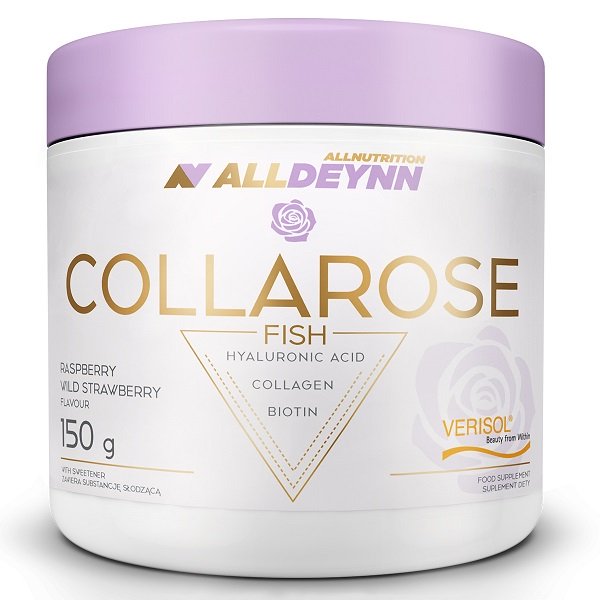 AllDeynn CollaRose Fish Collagen Hydrolyzate Verisol Raspberry Strawberry 150g