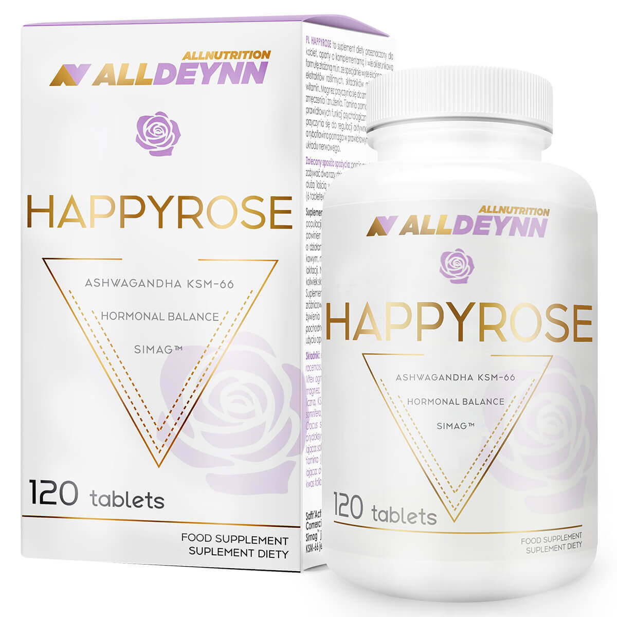 AllDeynn HappyRose Vitamins and Minerals for Women 120 Tablets