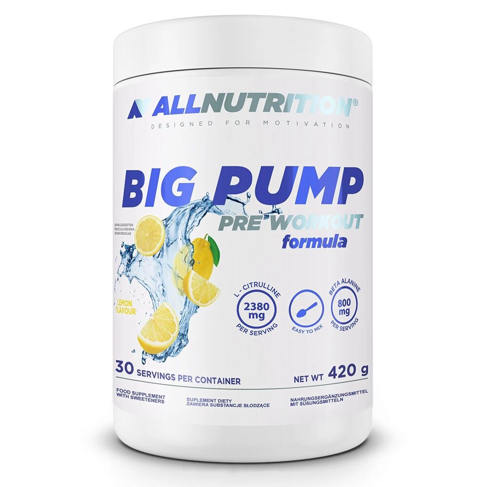 Allnutrition Big Pump Pre-workout Formula Lemon 420g