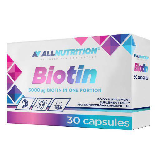 Allnutrition Biotin Dietary Supplement 5000uq 30 Capsules
