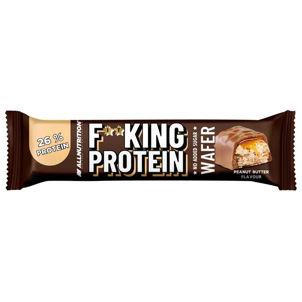 Allnutrition Fitking Protein Wafer Peanut Butter Protein Bar 40x39g