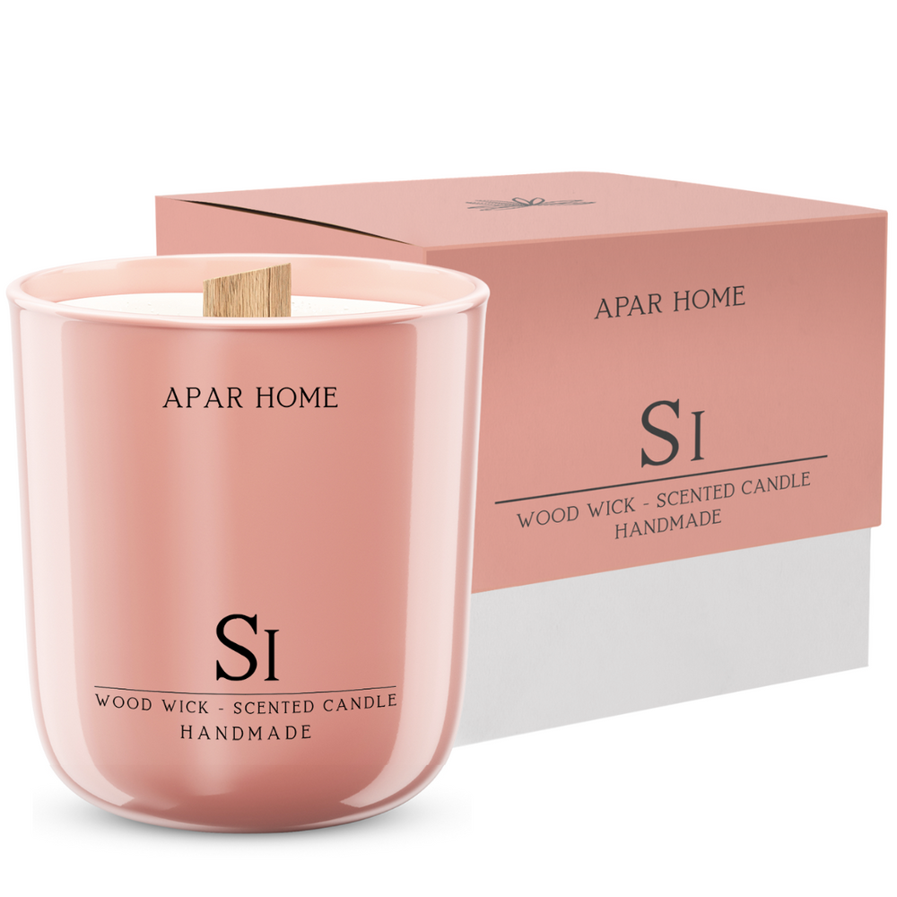 Apar Home Si Soy Scented Candle in Glass 1 Piece