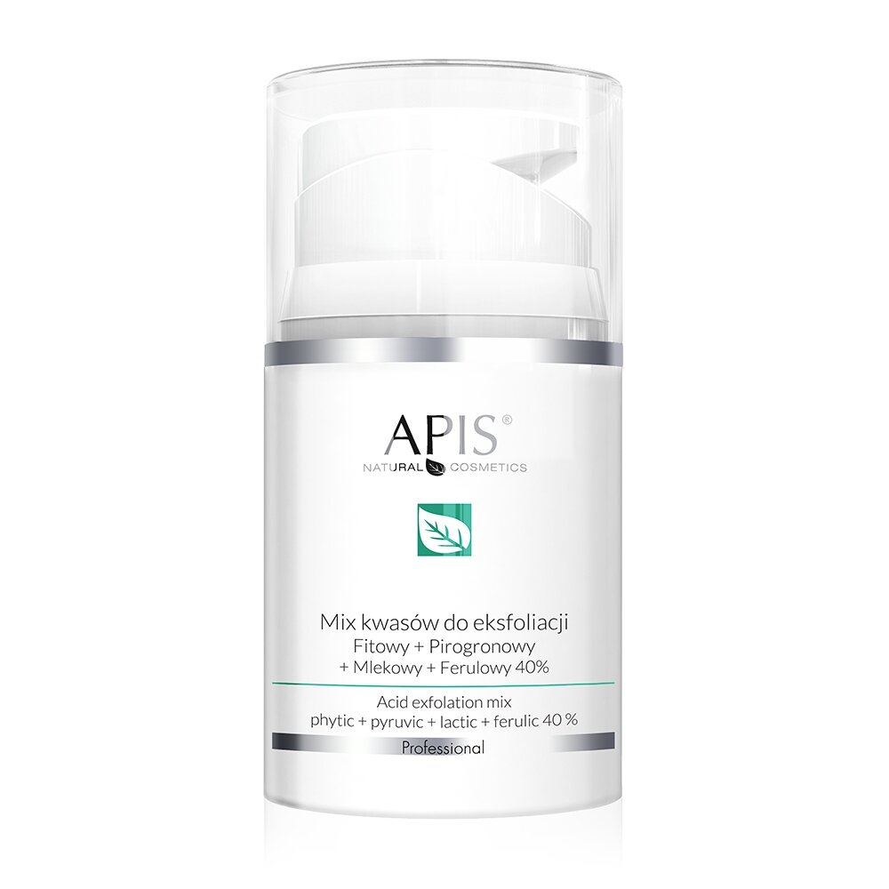 Apis Professional 40% Acid Exfoliating Blend Phytic Ferulic Lactic-Pyruvic Acid 50ml