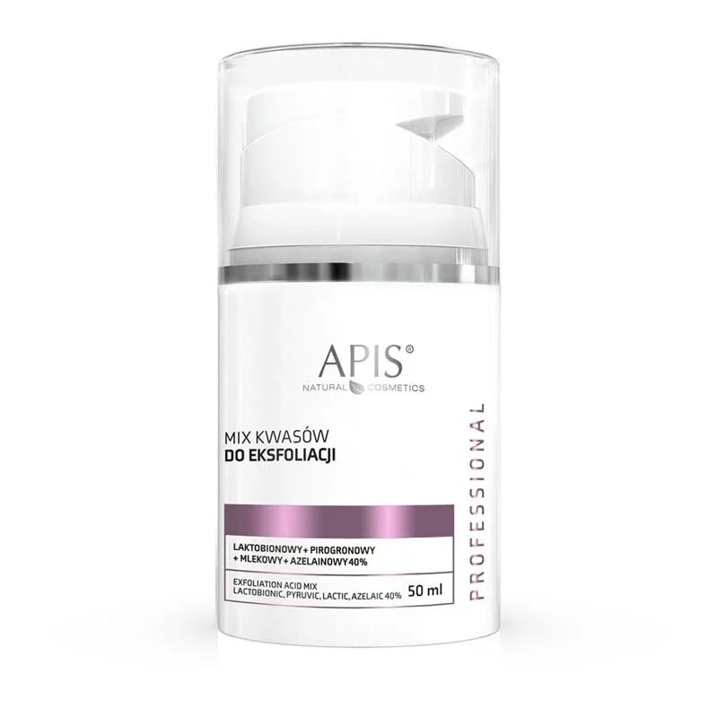 Apis Professional 40% Exfoliation Acid Mix Lactobionic Pyruvic Lactic Azelaic 50ml