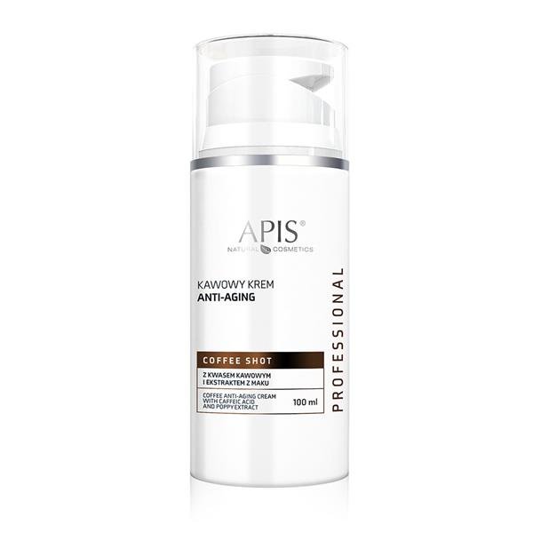 Apis Professional Coffee Shot Anti-Ageing Face Cream With Caffeic Acid and Poppy Extract 100ml