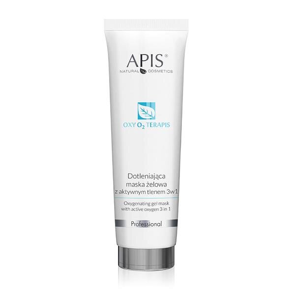 Apis Professional Oxy O2 Therapies Oxygenating Gel Mask 3in1 with Active Oxygen for Dull Skin 200ml