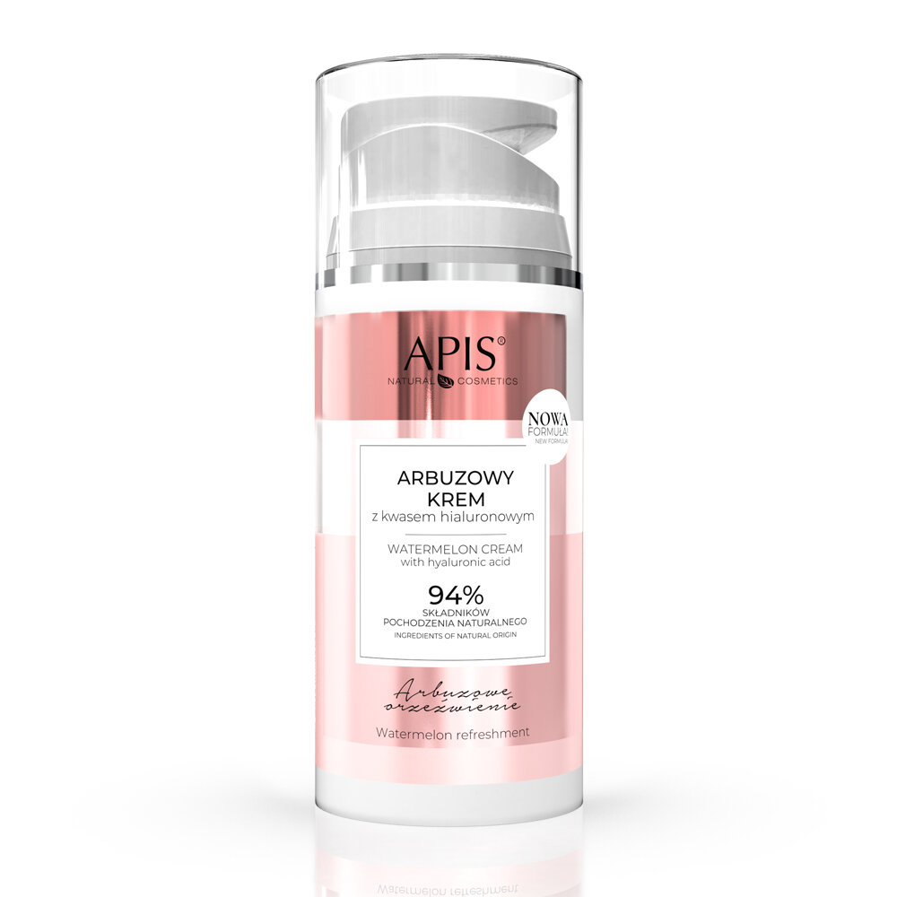 Apis Watermelon Refreshment Watermelon Cream with Hyaluronic Acid for All Skin Types 100ml